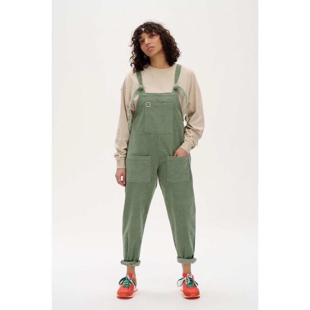 Lucy & Yak Green Bay Corduroy Dungarees